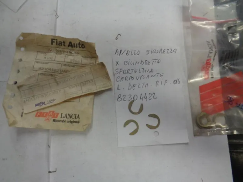 Anello Sicurezza Per Cilindretto Sportello Carburante Lancia Delta