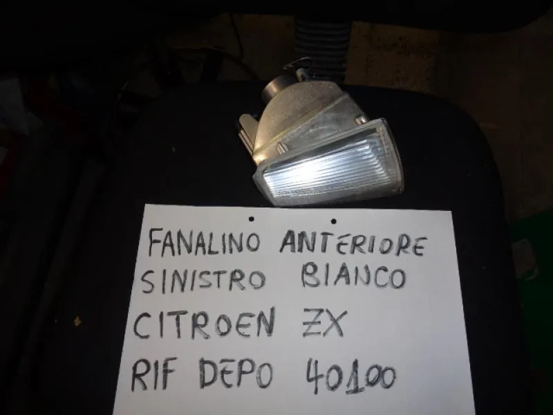 Fanalino Anteriore Sinistro Bianco Citroen Zx
