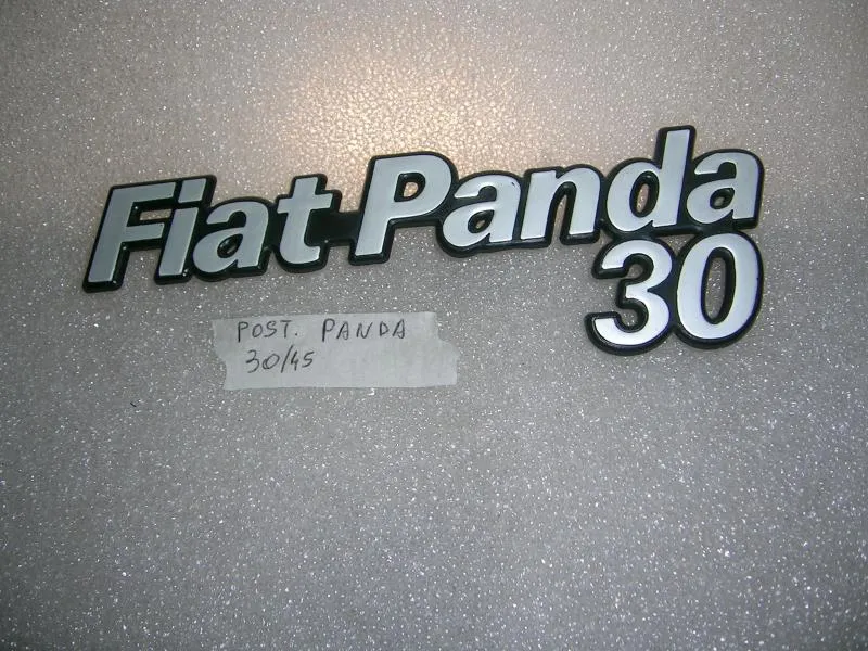 Scritta '' Fiat Panda 30'' Fiat Panda 30/45