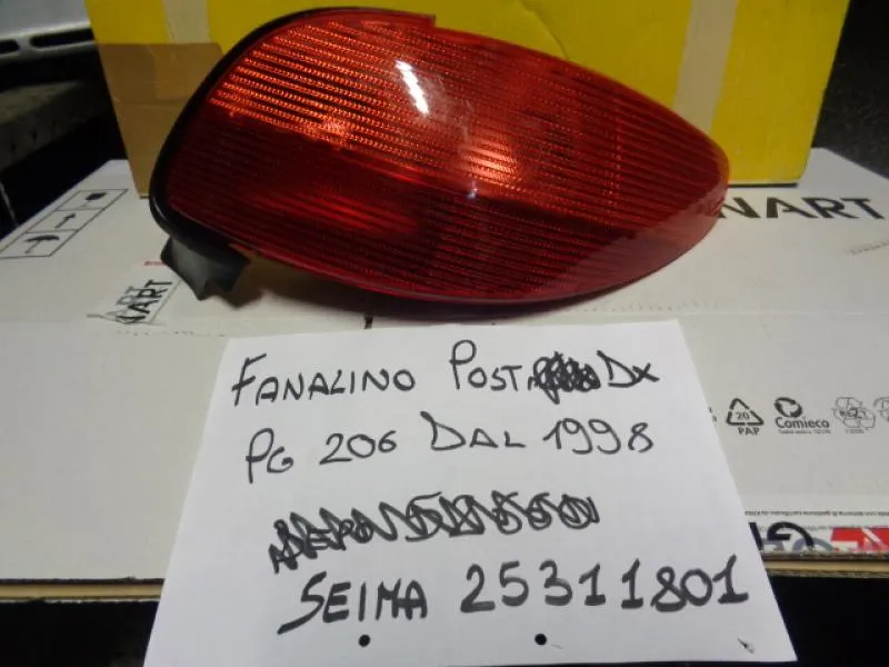 Fanalino Posteriore Destro Peugeot 206 Dal 1998