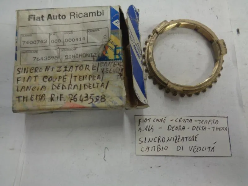 Sincronizzatore Cambio Di Velocità Fiat Coupe - Fiat Tempra - Lancia Dedra - Lancia Delta - Lancia Thema