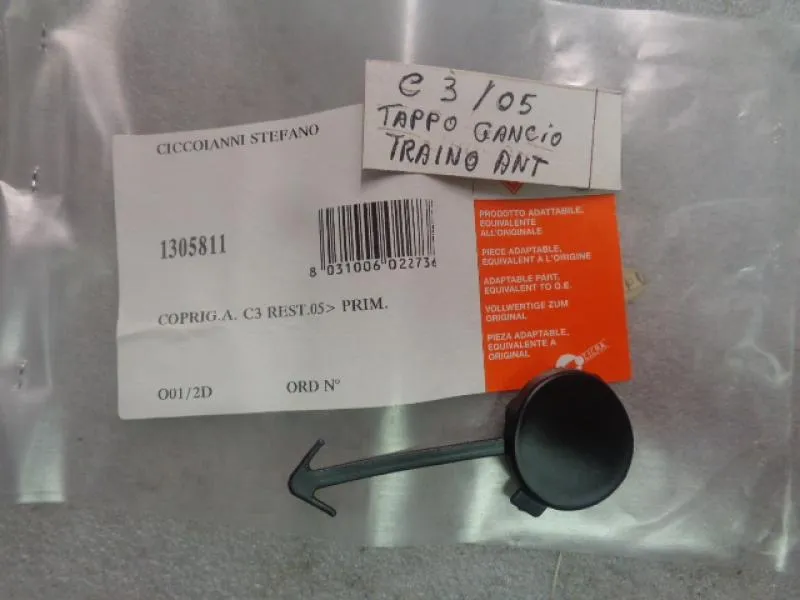 Tappo Gancio Traino Anteriore Citroen c3 2005