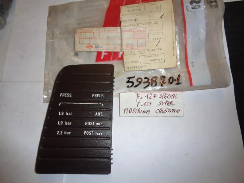 Mostrina Cruscotto Fiat 127 Special / 127 Super