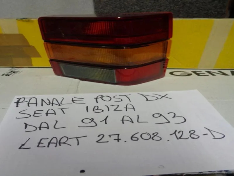 Fanale Posteriore Destro Seat Ibiza Dal 1991 Al 1993