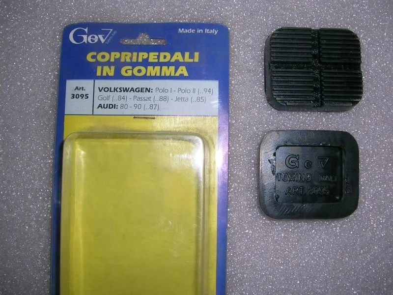 Copripedali In Gomma Volkswagen Polo I  II Golf Passat Jetta Audi 80 90