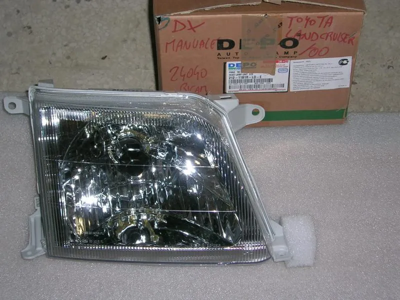 Proiettore Destro Regolazione Manuale Toyota Land Cruiser Fj90  01-2000/12-2001