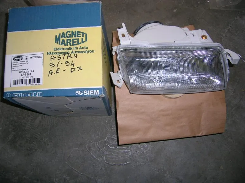 Proiettore Destro Assetto Elettrico Opel Astra 1991-1994