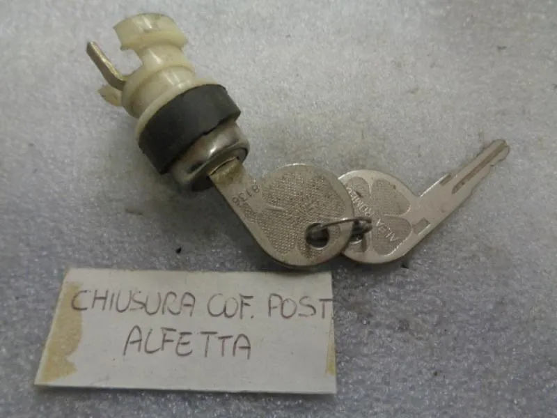 Chiusura Cofano Posteriore Con Chiavi Alfetta