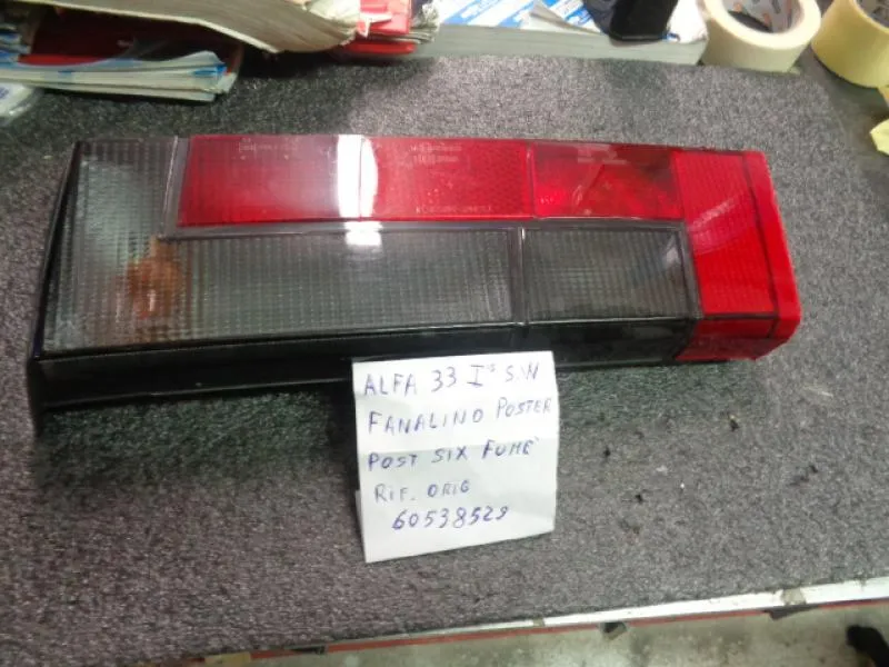 Fanale Posteriore Sinistro Fumè Alfa Romeo 33 1^ Serie