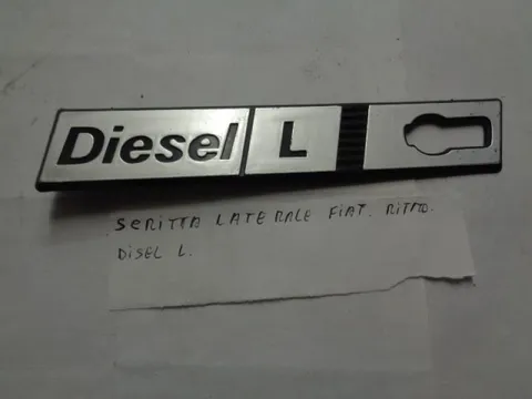 Scritta Laterale Diesel /L Per Fiat Ritmo