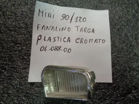 Fanalino Targa Cromato Mini 90/120