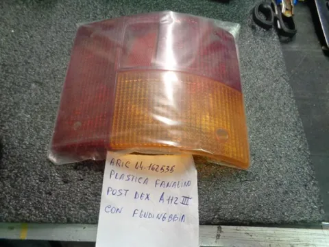 Plastica Fanalino Posteriore Destra Con Fendinebbia Autobianchi A112 3^ Serie