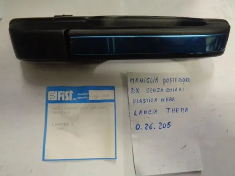 Maniglia Posteriore Destra Senza Chiavi In Plastica Nera Lancia Thema