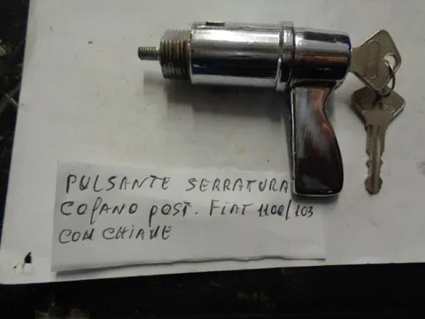 Pulsante Serratura Con Chiave  Per Cofano  Posteriore Fiat 1100/103