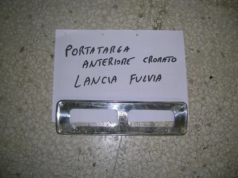 Porta Targa Anteriore Cromato Lancia Fulvia
