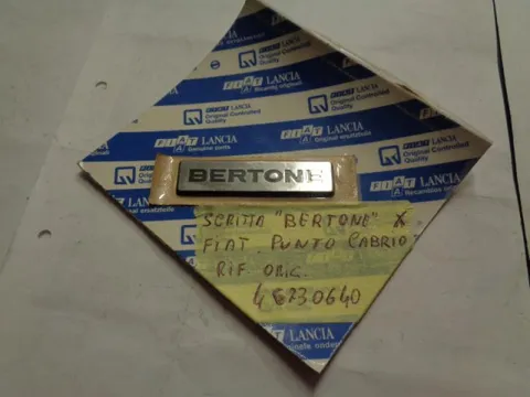 Scritta Bertone Fiat Punto Cabrio 1994-1999