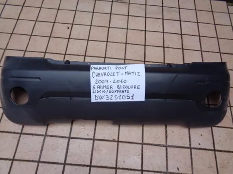 Paraurti Posteriore Chevrolet - Matiz Dal 2007 Al 2010  Senza Primer Bicolore  Liscio /Goffrato