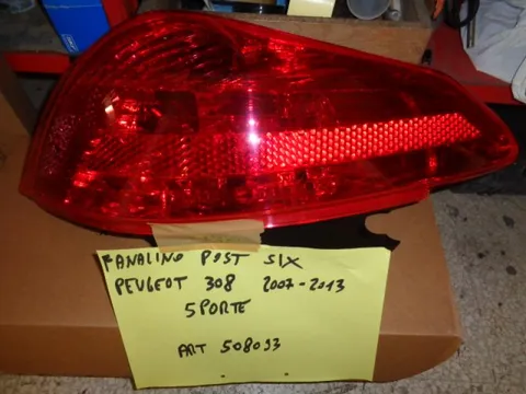 Fanale Posteriore Sinistro Peugeot 308 5 Porte 2007-2013