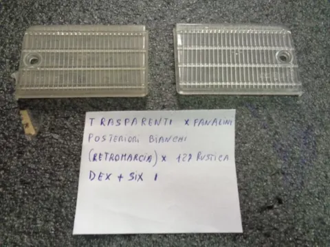 Trasparenti Fanalini Posteriore Bianchi Fiat 127 Rustica