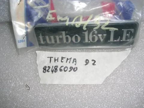 Scritta Post. Lancia Thema LE Turbo 16V '92