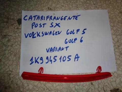 Catarifrangente Posteriore Sinistro Volkswagen Golf 5,6,Variant