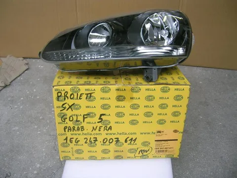Proiettore Sinistro Parabola  Nera Volkswagen Golf 5