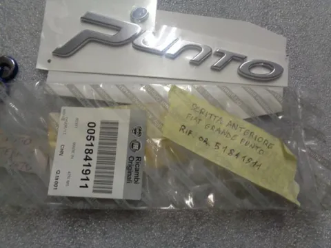 Scritta Anteriore Fiat Grande Punto
