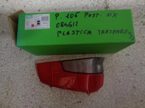 Plastica Trasparente Fanale Posteriore Sinistro Peugeot 106