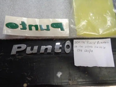 Scritta Posteriore Punto Per Fiat Punto 1999-2005