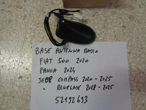 Base Antenna Radio Fiat 500 2020, Panda 2024 - Jeep Compass 2020-2025, Renegade 2018-2025