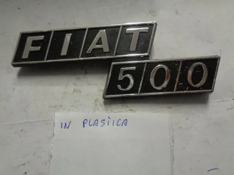 Scritta Fiat 500 In Plastica