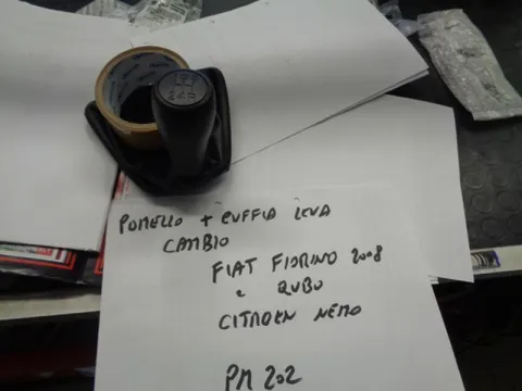 Pomello + Cuffia Leva Cambio Fiat Fiorino/Qubo, Citroen Nemo 2008