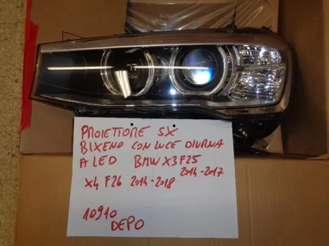 Proiettore Sinistro Bi-Xeno Con Luce Diurna A Led Bmw X3 F25 2014-2017, X4 F26 2014-2018