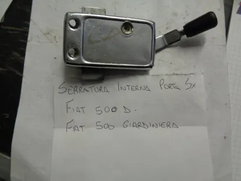 Serratura Interna Porta Sinistra Per Fiat 500 D - Fiat 500 Giardiniera