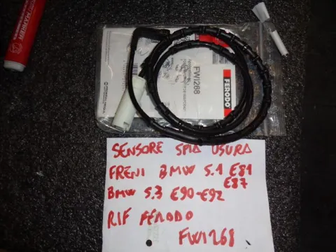 Sensore Spia Usura Freni Bmw Serie 1 E81-E87, Bmw Serie 3 E90-E92