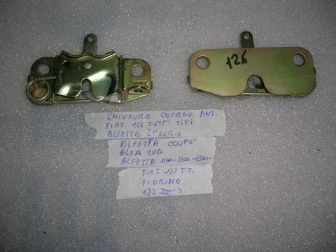 Chiusa Cofano Anteriore Fiat 126,127    Alfetta, Alfa Sud