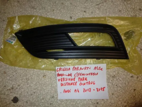 Griglia Paraurti Anteriore Sinistro Con Fendinebbia Versione Park  Distance Control Audi A4 Dal 2012 Al 2015