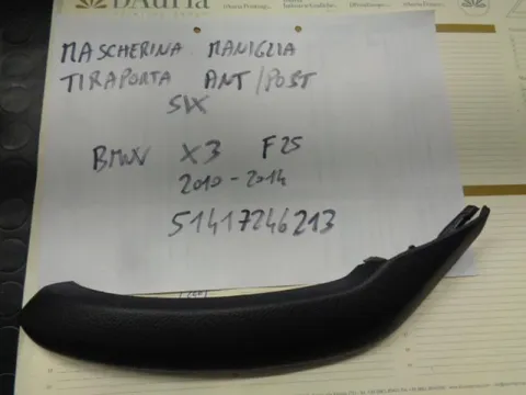 Mascherina Maniglia Tiraporta Anteriore e Posteriore Sinistra Bmw X3 F25 2010-2014
