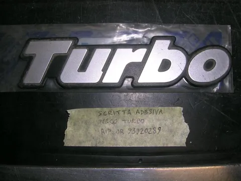 Scritta Anteriore  TURBO Per Iveco Turbostar