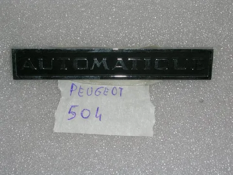 Scritta Automatique Peugeot 504
