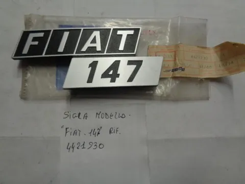 Sigla Modello Fiat 147 Per fiat 127