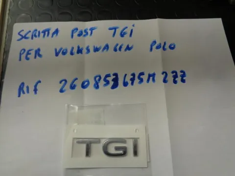 Sigla Posteriore TGI Per Volkswagen Polo