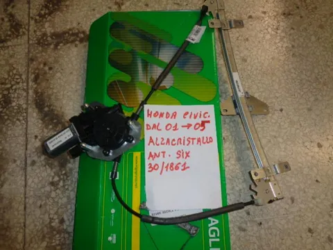 Alzacristallo Anteriore Sinistro Honda Civic Dal 2001 Al 2005
