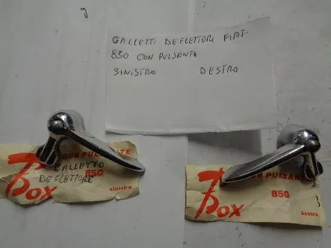 Galletti Deflettore Sinistro + Destro  Fiat 850 Con Pulsanti