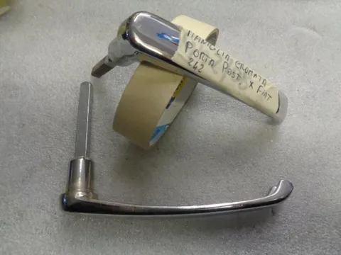 Maniglia Cromata Porta Posteriore Per Fiat 242