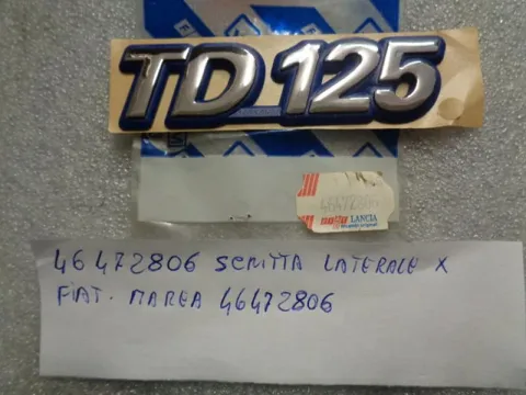 Scritta Laterale Per Fiat Marea
