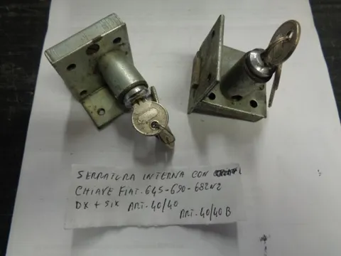Serratura Interna Con Chiave Destra + Sinistra Fiat 645-690-682