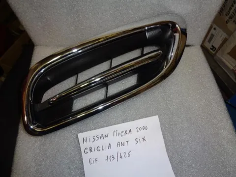 Griglia Paraurti Anteriore Sinistra Nera/Cromata Nissan Micra 2000