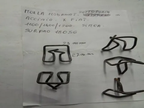 Molla Modanatura Sottoporta In Acciaio Per Fiat 1100-1400-1900