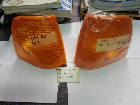 Fanalino Anteriore Destro E Sinistro Arancio Audi 100 C3 1982-1991